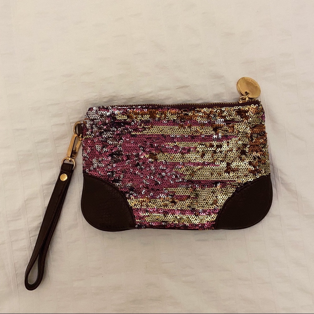 Deux Lux Sequinned Clutch